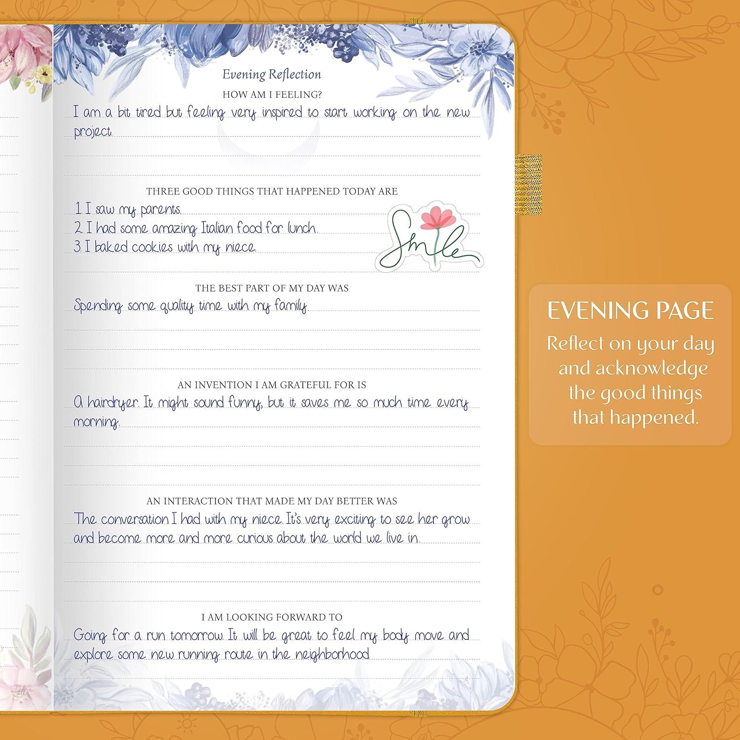 image:imageLegend Gratitude Journal Daily Journal for Positivity amp Happiness Grateful Notebook to Write In Thankful Affirmation Journal Amber YellowAmber Yellow Gold Foil