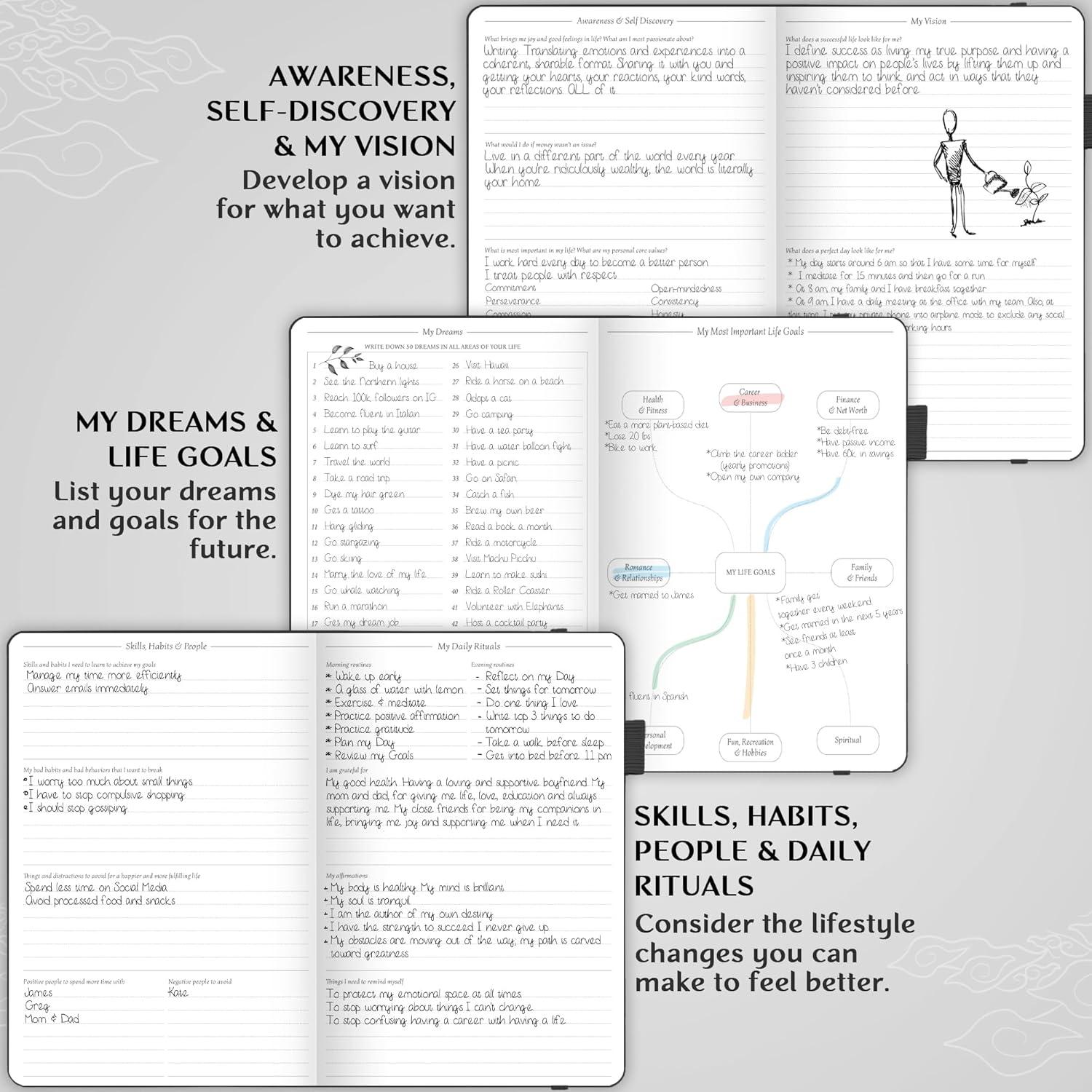 image:imageLegend Planner Hourly Schedule Edition Deluxe Weekly amp Daily Organizer with Time Slots Time Management Appointment Book Journal for Work amp Personal Life Undated A5 Hardcover Dark Green DebossedBlack