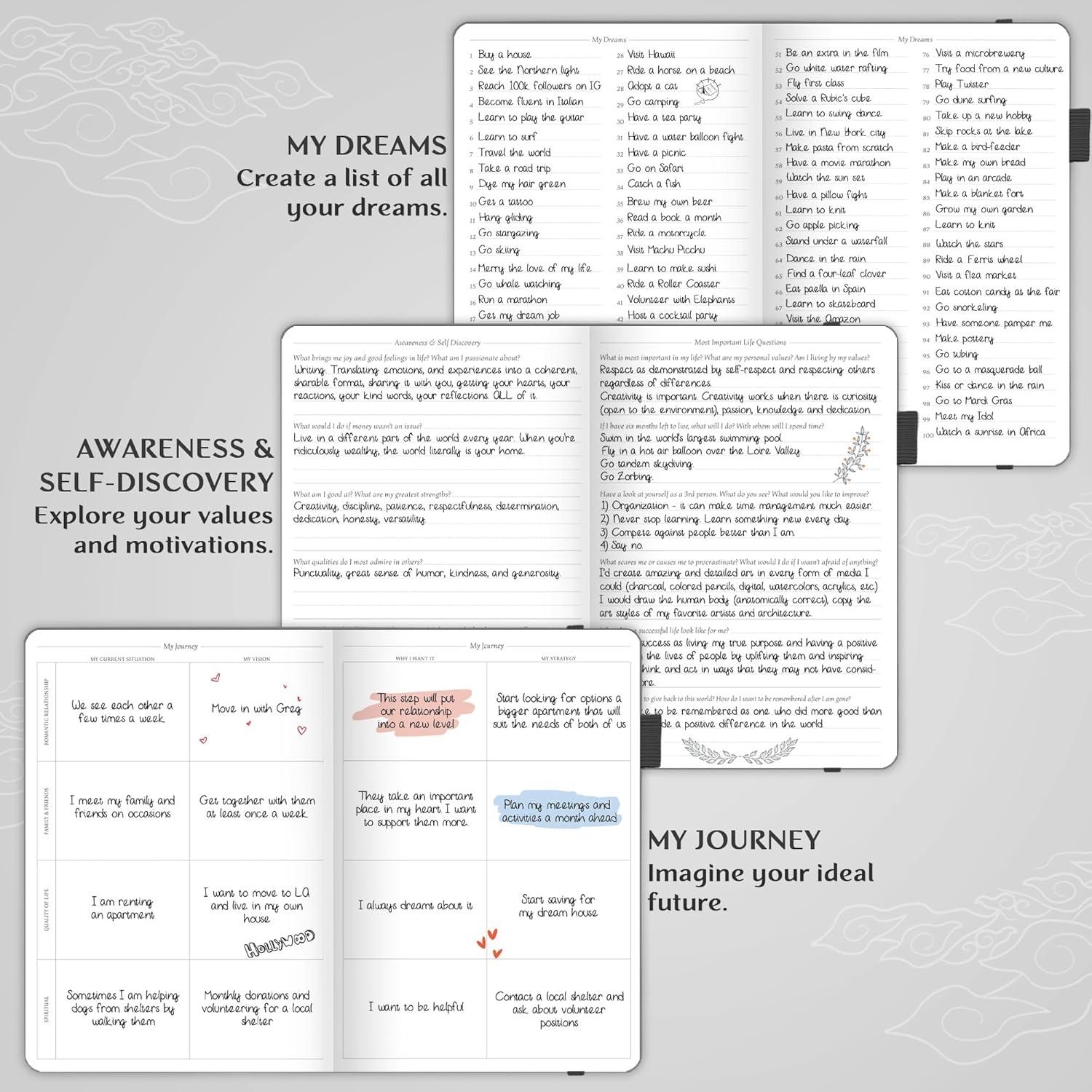image:imageLegend Planner PRO Deluxe Weekly amp Monthly Life Planner to Increase Productivity and Hit Your Goals Time Management Organizer Notebook Undated 7 x 10 Hardcover Stickers Amber YellowMystic Gray Gold Foil