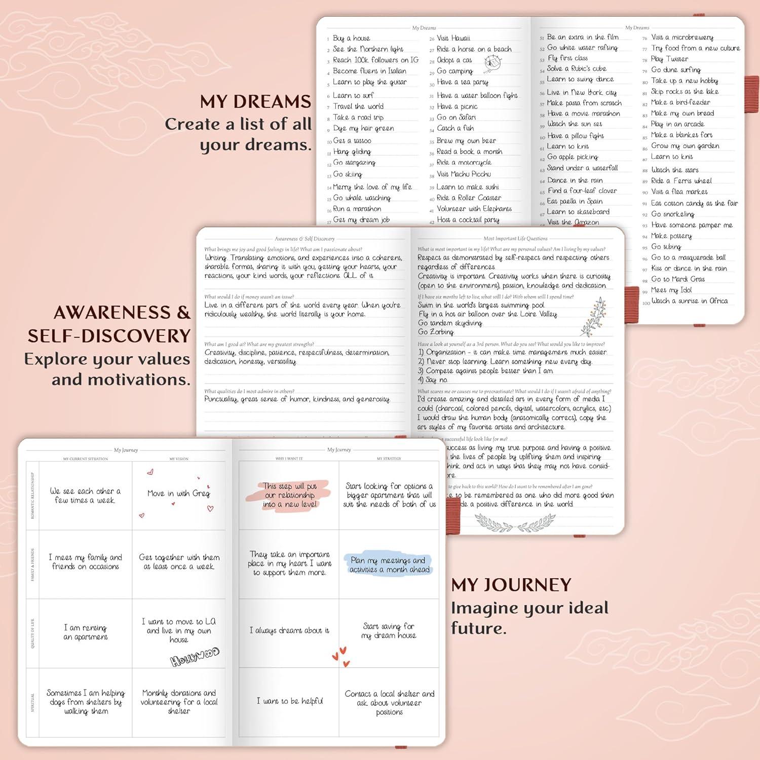 image:imageLegend Planner PRO Deluxe Weekly amp Monthly Life Planner to Increase Productivity and Hit Your Goals Time Management Organizer Notebook Undated 7 x 10 Hardcover Stickers Amber YellowRose Gold Gold Foil