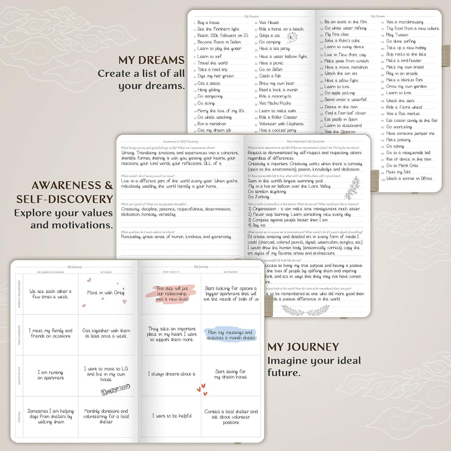 image:imageLegend Planner PRO Deluxe Weekly amp Monthly Life Planner to Increase Productivity and Hit Your Goals Time Management Organizer Notebook Undated 7 x 10 Hardcover Stickers Amber YellowSeashell Gold Foil