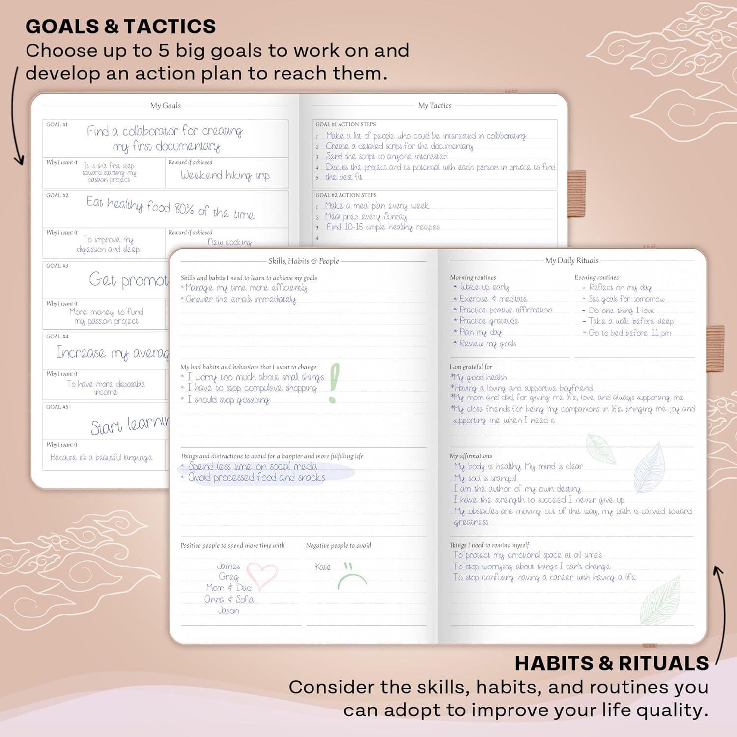 image:imageLegend Planner for Productivity Undated 6Month Daily Planner ToDo List Time Management Tool to Increase Focus amp Achieve Goals Rose Gold
