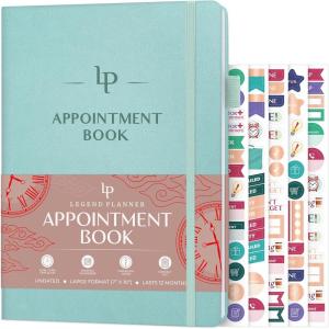 image:imageLegend Appointment Book  Undated Weekly Planner with 6AM9PM Time Boxes  Hourly Schedule Planner to Plan Daily Work amp ToDos  Monthly amp Weekly Planner with Time Slots  7x10 Mint