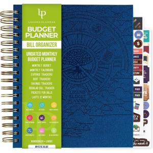image:imageLegend Budget Planner amp Monthly Bill Organizer with Pockets  Home Finance amp Expense Tracker  Notebook for Household Budgeting Mystic BlueMystic Blue