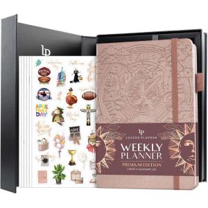 image:imageLegend Weekly Planner Premium  Undated Weekly Monthly amp Budget Planner  Life Organizer for Time Management amp Productivity A5 BlackRose Gold  Debossed