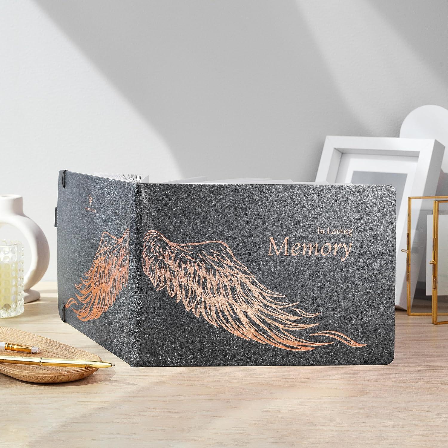 image:imageLegend Planner Funeral Guest Book for Memorial Service Hard Cover Celebration of Life Guest Book Memorial Book for Funeral Signing 600 Guest Entries Hardcover 10 x 7 Mystic Gray