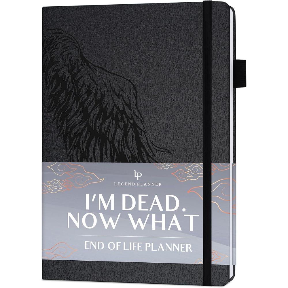 image:imageLegend End of Life Planner When Im Gone Workbook for Final Arrangements Beneficiary Information Funeral Planning Last Wishes amp Will Preparation Final Wishes Organizer Book 7x10 WhiteBlack