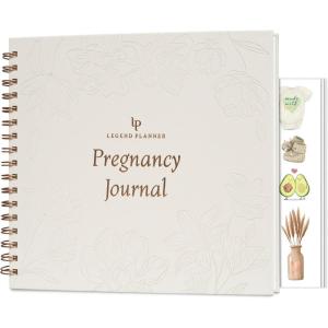 image:imageLP Pregnancy Journal White Gold Foil 28 x 235cm