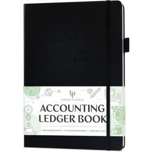 image:imageLegend Accounting Ledger Book  Hardcover Bookkeeping Log for Small Business amp Personal Use  Columnar Book  Money Expense Journal  Large Format 7x10 Black Smaller Than A4 7x10