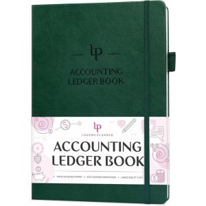 image:imageLegend Accounting Ledger Book  Hardcover Bookkeeping Log for Small Business amp Personal Use  Columnar Book  Money Expense Journal  Large Format 7x10 Dark Green Smaller Than A4 7x10