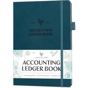 image:imageLegend Accounting Ledger Book  Hardcover Bookkeeping Log for Small Business amp Personal Use  Columnar Book  Money Expense Journal  Large Format 7x10 Dark Teal Smaller Than A4 7x10