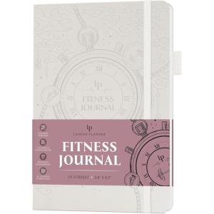 image:imageLegend Fitness Journal  Exercise Log Book for Home Workout Gym  Weightlifting Planner amp Tracker  Training amp Work Out Essentials White