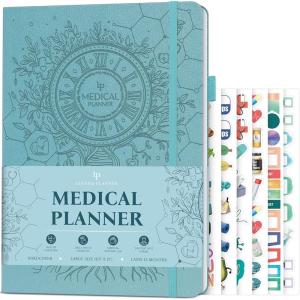 image:imageLegend Medical Planner  12Month Health Tracker Journal to Track Meals Symptoms Blood Pressure Lab Test Results  Med amp Wellness Notebook for Daily SelfCare amp Health Goals AquamarineAquamarine