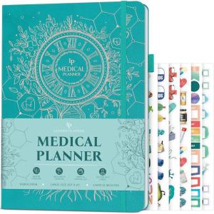 image:imageLegend Medical Planner  12Month Health Tracker Journal to Track Meals Symptoms Blood Pressure Lab Test Results  Med amp Wellness Notebook for Daily SelfCare amp Health Goals AquamarineTurquoise Gold Foil