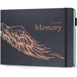image:imageLegend Planner Funeral Guest Book for Memorial Service  Hard Cover Celebration of Life Guest Book  Memorial Book for Funeral Signing  600 Guest Entries Hardcover 10 x 7 Mystic Gray