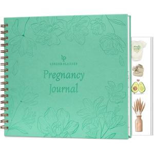 image:imageLegend Pregnancy Journal amp Memory Book  Keepsake Journal for Documenting Pregnancy Memories amp First Time Moms  Baby Planner for Pregnancy Tracking  Hardcover 112x93 Aquamarine