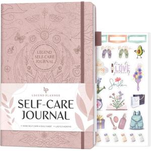 image:imageLegend SelfCare Journal  Guided Daily Reflection Journal to Support Mental amp Physical Health  Daily Mood Meditation amp Personal Development Notebook  71x105 Lasts 3 Months Rose GoldRose Gold
